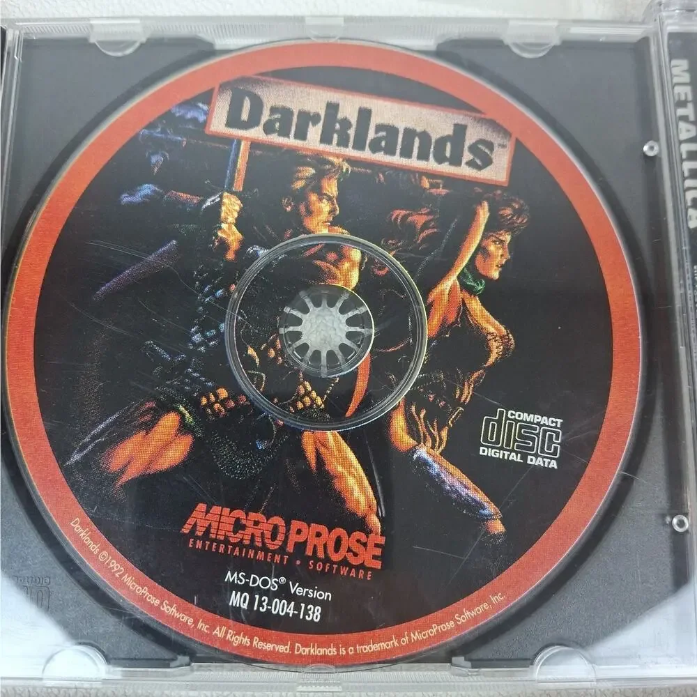 Vintage PC CD-ROM Game Lot MicroProse Domark Flight Sim Harrier Darklands Falcon